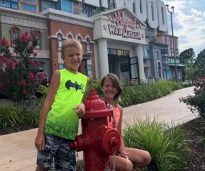 Clow hydrant spotted at the Hollywood Wax Museum