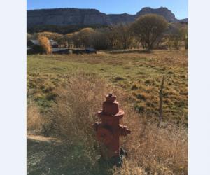 Un poteau d’incendie Kennedy à l’extérieur du parc national Zion