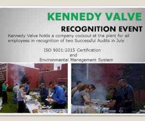 Kennedy Valve organise un repas de fête pour son équipe