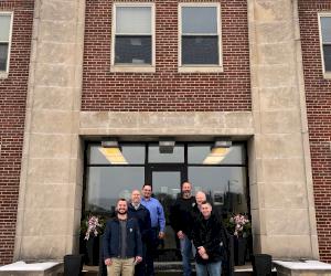 Pictured (left to right) are Ferguson representatives; Dan Myers, Randon Webber, Mike Deneen, Eric Wszolek, Dave Desjardins, and Eric Schiott